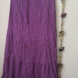 Beautiful purple skirt